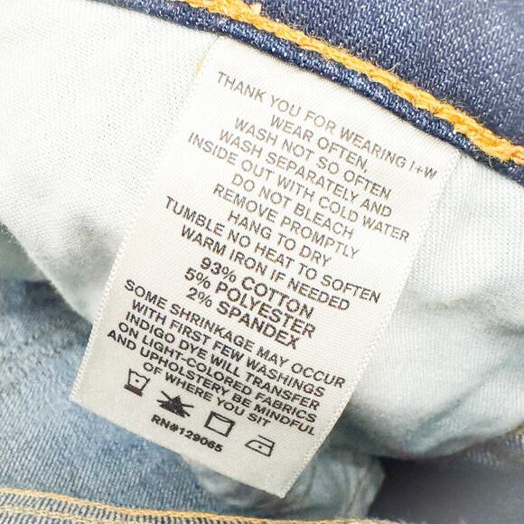 Imogene and Willie Josette Dark Wash Skinny Denim Jeans Zip Fly Size 27 - Picture 8 of 9